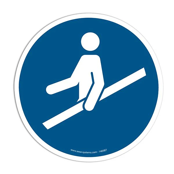 Pictogramme adhésif au sol